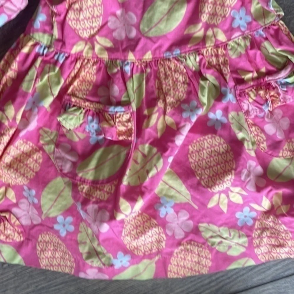 Gap 0 to 3 months dress little girl pineapple Princess set new!